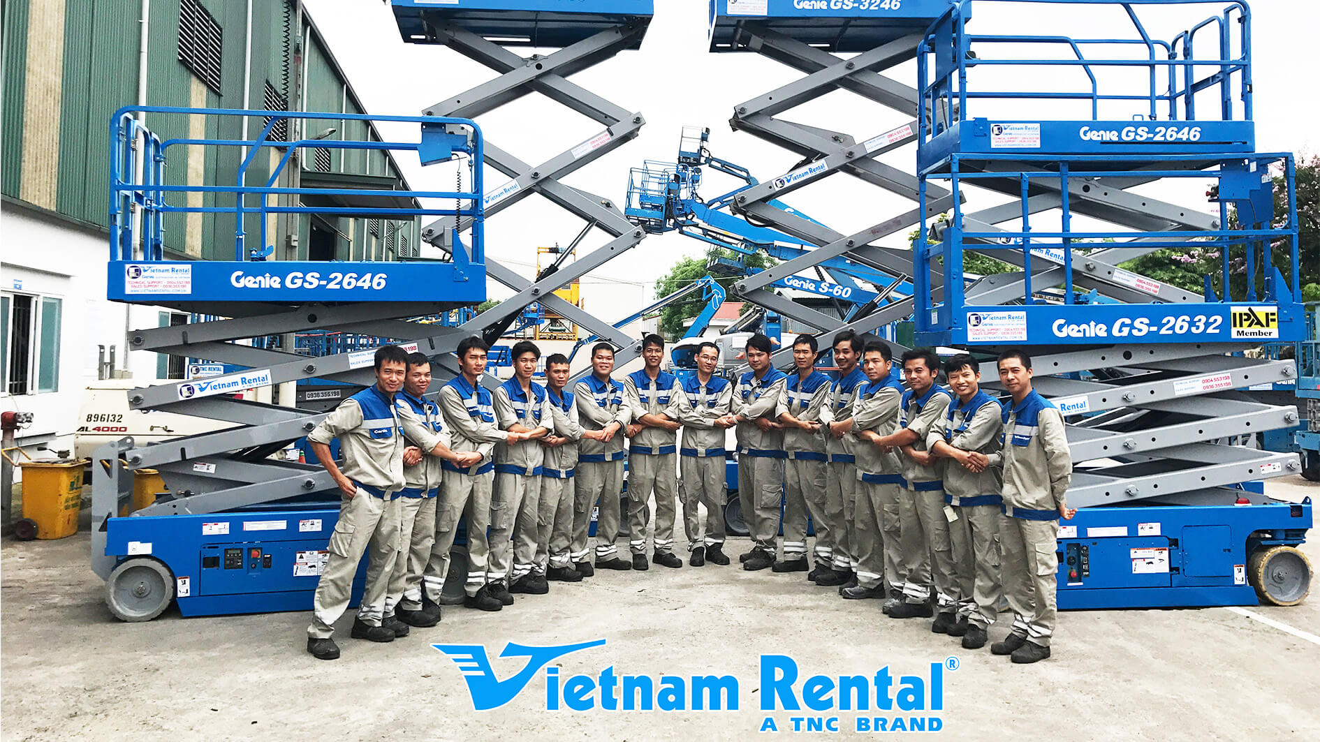 đội dịch vụ Vietnam Rental