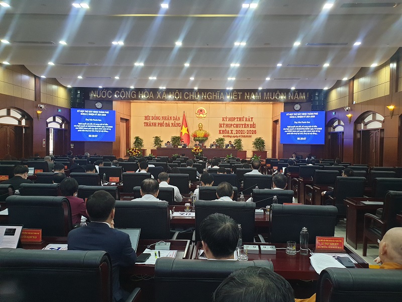 HĐND TP.Đà Nẵng thông qua Nghị quyết điều chỉnh Quy hoạch thành phố Đà Nẵng thời kỳ 2021-2030, tầm nhìn đến năm 2050. Ảnh: Linh Đan